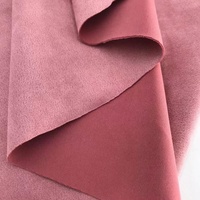 Nouveau tissu Polyester Spandex, textiles en daim tricoté brossé pour le rembourrage de vêtements, vente en gros