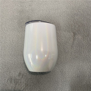 Paillettes vierges par Sublimation, 10 pièces, 12Oz, verre à <span class=keywords><strong>vin</strong></span> 12Oz, bricolage en acier inoxydable, isolé <span class=keywords><strong>sous</strong></span> <span class=keywords><strong>vide</strong></span>, pour impression par Sublimation - Product Image 4