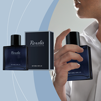 Парфюм-спрей Roxelis Charmig Cologne 50 мл для мужчин, аромат Blue Domain, стойкий запах, феромоны, для флирта и романтических свиданий