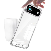 Coque de téléphone portable ultra-fine transparente anti-chute de 1,0 mm, neuve d'usine, compatible avec iPhone 18 pour Apple 17 Pro Max 16 Plus 5G