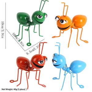 Artisanat en fer forgé le plus vendu : Abeille à double paupière style Art Déco pour décoration murale de <span class=keywords><strong>balcon</strong></span> et de <span class=keywords><strong>jardin</strong></span> - Product Image 2