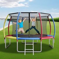 Trampoline durable pour enfants, trampoline de fitness pour l'extérieur, 6 pieds, 8 pieds, 10 pieds, 12 pieds, 14 pieds, 16 pieds