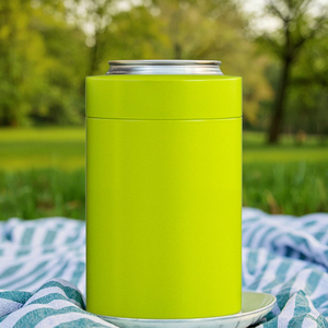 Premium Food-Grade Cylinder Tinplate Containers Airtight Metal <strong>Tins</strong> for Tea Coffee Snacks Candies <strong>Kitchen</strong> Organizer <strong>Storage</strong> - Product Image 1