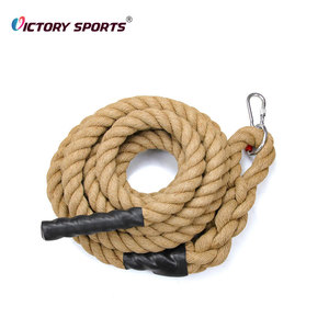 Cordes <span class=keywords><strong>de</strong></span> combat <span class=keywords><strong>de</strong></span> <span class=keywords><strong>musculation</strong></span> personnalisées avec logo, 38 mm, 50 mm, en sisal, avec crochet pour l'entraînement - Product Image 5