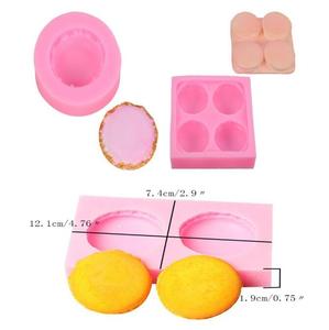 HY – <span class=keywords><strong>Mini</strong></span> <span class=keywords><strong>moule</strong></span> à macaron simple en Silicone, moules de cuisson en forme de <span class=keywords><strong>Hamburger</strong></span> <span class=keywords><strong>pour</strong></span> Fondant - Product Image 2