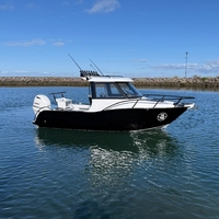 Bateaux de pêche en aluminium australiens Profisher avec cabine, prix d'usine pour 6 personnes, yacht de pêche en mer avec livraison