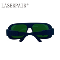 Lunettes de sécurité laser 900 - 1100nm pour machine de découpe/soudage laser à fibre