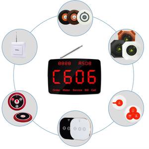 Sistem panggilan nirkabel perawat pengasuh Pager untuk restoran rumah sakit klinik perawatan rumah 10 senior Tombol 1 Monitor tua - Product Image 2