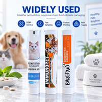 Pâte Stimulante d'Appétit pour Animaux de Compagnie en Tube avec Bouchon à Vis, Emballage Aluminium-Plastique – Solution pour la Pénibilité à la Nourriture