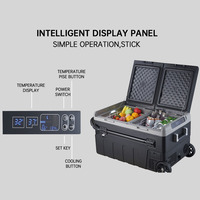 Al Aire Libre 75L gran oferta personalización nevera compresor 12V Camping al aire libre coche nevera