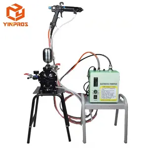 Hot sale new technology stainless steel iron aluminium metallization electrostatic spray paint machine