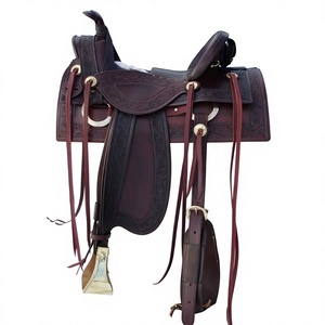Selle de course anglaise BS International en cuir véritable avec armature en bois et quincaillerie SUS304, design personnalisable, fabriquée dans l'Uttar Pradesh - Product Image 1