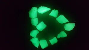 Factory Direct Price Beautiful Color Luminous Stones Glow In Dark Garden Pebble Cobbles Stone For Decoration Landscaping Gravels