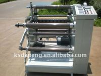 Machine de rebobinage et de refendage de papier film plastique