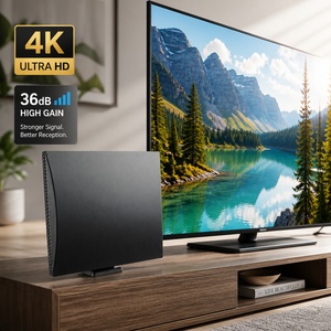 <span class=keywords><strong>Antena</strong></span> <span class=keywords><strong>de</strong></span> <span class=keywords><strong>TV</strong></span> Digital Amplificada Activa <span class=keywords><strong>de</strong></span> Alta Ganancia UHD-883 para Interiores y Exteriores con Filtro 5G LTE Compatible con DVB-T2 ATSC ISDB-T - Product Image 2