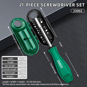 Jeu de tournevis manuel à forme spéciale magnétique puissant de 20 pièces, multifonctionnel, industriel, personnalisable, OEM, en plastique, y compris Torx - Product Image 6