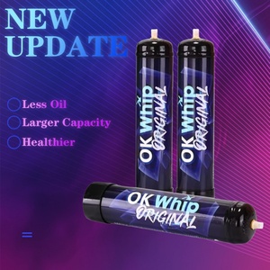 0.95L cao cấp thực phẩm cấp Kim Loại Whipped Cream sạc 640g Xi lanh khí - Product Image 3