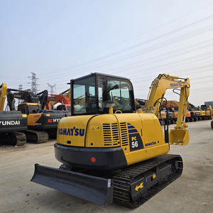 Pour KOMATSU PC56 Mini pelle 5.6 tonnes bon état avec chenille Flexible pas cher prix moteur pompe boîte de vitesses noyau - Product Image 2