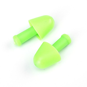 Bouchons d'oreilles en silicone imperméables monocouche, vente en gros d'usine, certification ANSI, réduction du bruit de 33 dB, réutilisables pour la natation - Product Image 2