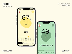 Aplicación móvil de registro de estado de ánimo con análisis de emociones y registros diarios para dispositivos iOS y Android - Product Image 2