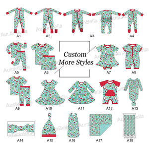 Austinbella ชุดนอนมีซิปพิมพ์ลายไม้ไผ่สำหรับเด็กทารกเสื้อผ้าลายตัวการ์ตูน - Product Image 6