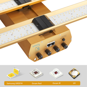 Kweeklamp - Samsung LM301H EVO 900W Volspectrum UV+IR, Verstelbare Hoge PPF IP65 LED Kweeklampbalk voor Binnenbloei - Product Image 3