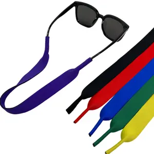 Low MOQ logo custom fishing water sports neoprene glasses sunglasses neck retainer strap