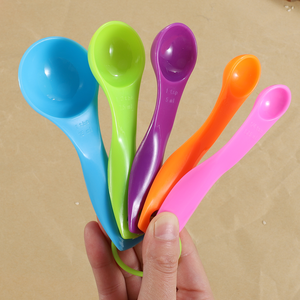 Thấp moq BPA miễn phí Nhựa Đo muỗng thực phẩm Lớp 5 cái Đo muỗng đặt cho nhà bếp - Product Image 4