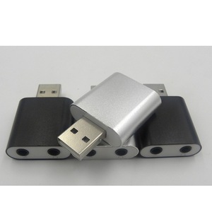 . 1 bên ngoài USB Card âm thanh USB để jack 3.5mm Tai nghe USB sablent giao diện Card âm thanh 7.1 - Product Image 3