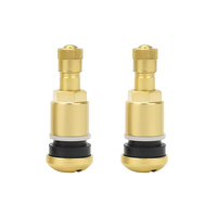 Valve de pneu tubeless en aluminium léger MS525AL, anodisée, à fixation par pince, pour roues de voiture
