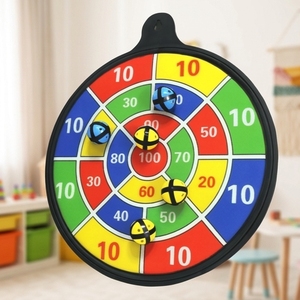 Indoor Kids <b>Dart</b> Game Kids Safe <b>Dart</b> <b>Board</b> Customized Support Lightweight Washable Plastic Textile Magnet - Product Image 1