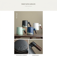 Tasse en céramique moderne personnalisée avec logo, forme sur mesure, émaillée colorée, résistante au lave-vaisselle, cadeau promotionnel