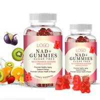 Gomitas NAD de Alta Calidad para Adultos, Vitalidad Diaria, Antienvejecimiento, Cuidado de la Piel, Antioxidante, 60 Unidades, 1-2 por Porción, Personalizadas