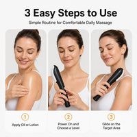 Eveekon Nouvel outil de massage corporel Gua Sha vibrant et chauffant pour la relaxation musculaire