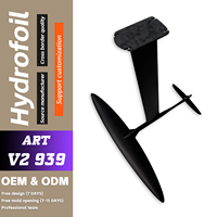 ART V2 939/999 Kit de mât haut module en aluminium et carbone Planche de pompage d'aile de vent pour planche de surf Wave Water Play Hydrofoil