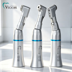 Dental Handpiece <b>Set</b> 2 Holes LED High Speed Turbine Kit External Water <b>Spray</b> Air Motor Contra Angle Straight - Product Image 2