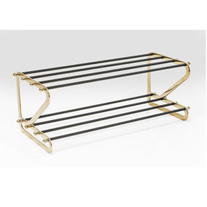 Wholesale Modern Metal Shoe Rack Custom Design Online Entryway Housewares Storage Rack Customized Modern Display Shoe <b>Stand</b> - Product Image 1
