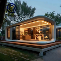 Mini-maison préfabriquée de luxe 2026 – Bungalow, capsule, cabane, maison modulaire en conteneur pour Airbnb, complexe hôtelier, glamping et habitation