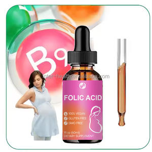 OEM Etiqueta Privada materia prima vitamina ácido fólico líquido gota suplemento ácido fólico gotas - Product Image 2