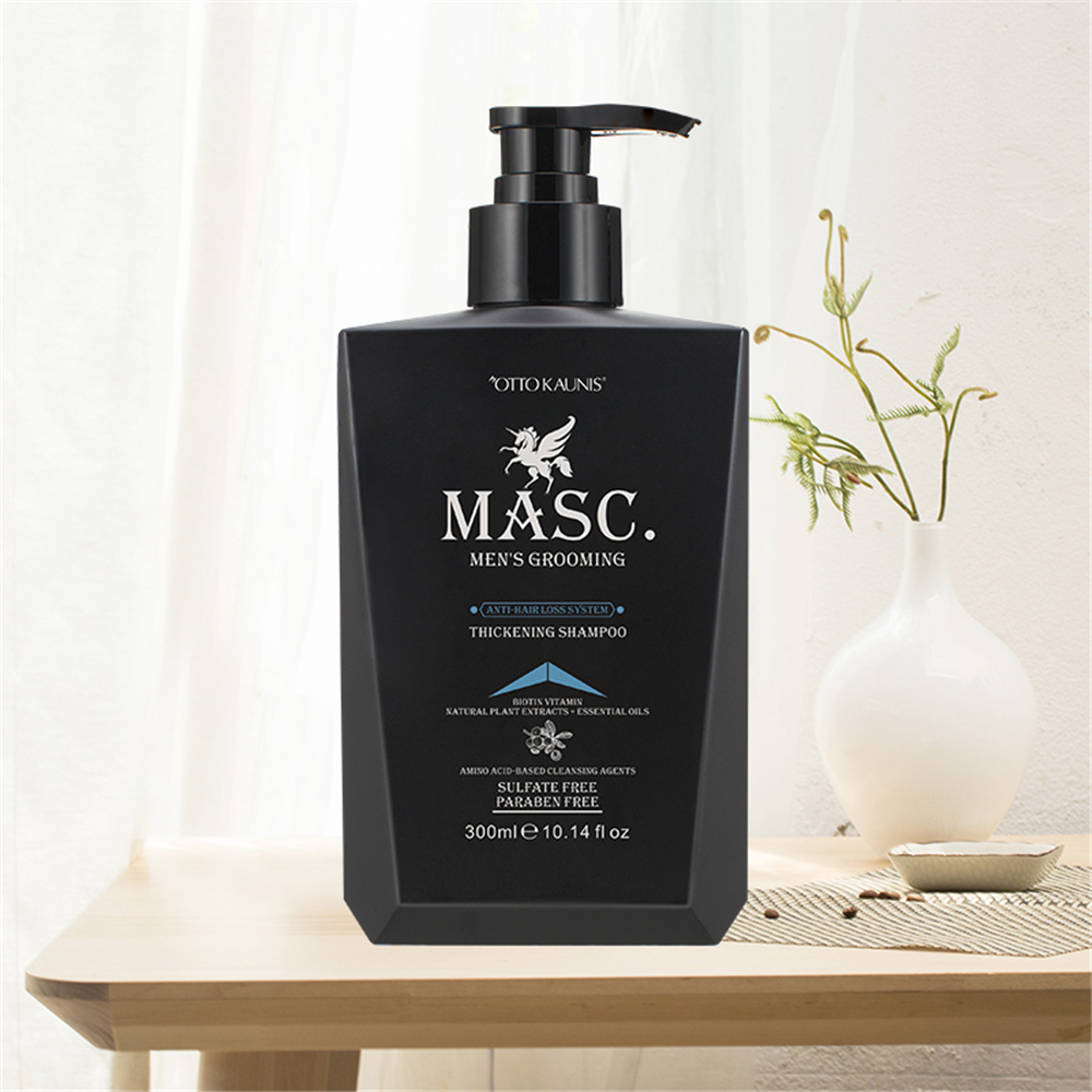 Частная торговая марка мужской уход против выпадения волос без сульфата лечение волос утолщение волос шампунь