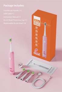 Set Regalo Spazzolino <span class=keywords><strong>Elettrico</strong></span> <span class=keywords><strong>per</strong></span> Bambini Personalizzato con Adesivi Cartoon, Spazzolino <span class=keywords><strong>Elettrico</strong></span> Ricaricabile <span class=keywords><strong>per</strong></span> Bambini - Product Image 6