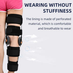 Penyangga sendi lutut profesional, Osteoarthritis medis patah tulang Post-Op immobilisasi diartikulasikan ortopedi - Product Image 5