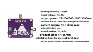 Module de transmission VTXVRX haute puissance 7.2G-8G3W pour drone Crosser T78, fabriqué en Chine - Product Image 4