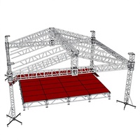 Structure de scène extérieure en aluminium pour éclairage, tour de scène pour événements et spectacles