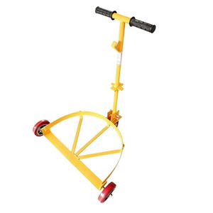Chariot à tambour hydraulique manuel pour fûts en acier de 55 L (acier inoxydable/acier), hauteur de levage maximale 920 mm, avec fonction de rotation des fourches - Product Image 5