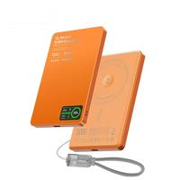 3-en-1 10000mAh Banco de energía de aleación de aluminio de alta capacidad Vidrio templado Salida inalámbrica de 20W Función magnética Estación de energía rápida