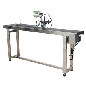 Impressora industrial automática de inkjet, impressora de tinto contínua impressora tij inkjet expiry máquina de codificação de data
