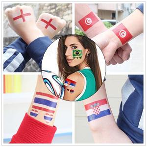 Copa del Mundo de Top 32 naciones Unidas pequeño cuerpo cara pegatina bandera de la nación <span class=keywords><strong>tatuaje</strong></span> temporal pegatinas Columbia - Product Image 3