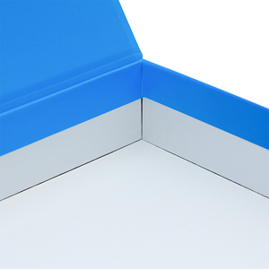 For FSC <strong>Custom</strong> Luxury Blue Magnetic <strong>Cardboard</strong> Gift <strong>Box</strong> for Jewelry Rings Matt Lamination for Socks Magnet <strong>Shipping</strong> Packaging - Product Image 5