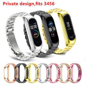 Mijobs - Correas de Metal al por Mayor, Accesorios de Acero Inoxidable para Relojes, Pulseras para Xiaomi Mi <span class=keywords><strong>Band</strong></span> 6 5 4 3 - Product Image 2